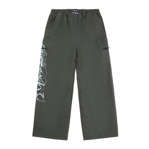 deconstructed pantaloni - dark olive