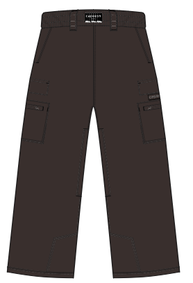 pantaloni - burgundy