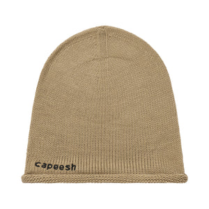 roll beanie - khaki